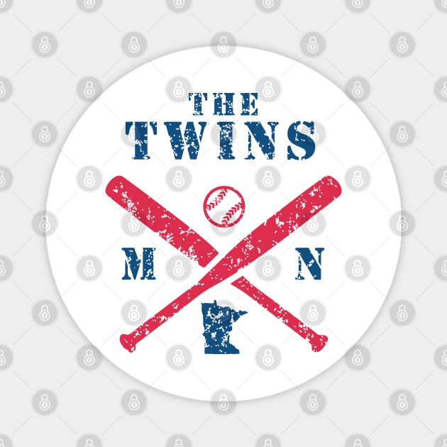 The Twins Baseball Magnet by PopSmarts